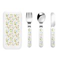 thumbnail image 1 of Kdxio Cactus Plants Toddler Utensils Set - Kids Silverware Set, Set Kids Utensils Set with Case for Preschooler Children, 1 of 8