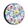thumbnail image 1 of Kdxio Cactus1 for Tire Cover Wheel Protectors Tyre Covers Weatherproof Wheel Covers Universal Fit for Trailer Rv SUV Truck Camper Travel Trailers 15 inch, 1 of 8