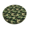 thumbnail image 1 of Kdxio Camouflage Dinosaur Print Stool Covers Round,Stretch Round Bar Stool Covers Washable Bar Stool Cushion Slipcover for 12-15 Inch Chair, 1 of 7