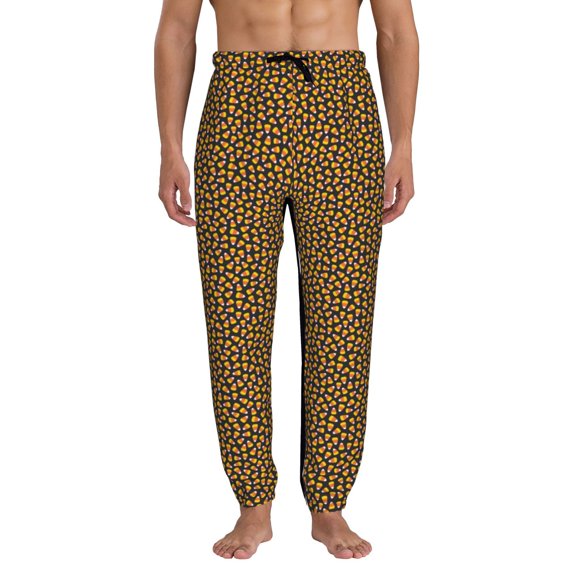 Kdxio Candy Corn Pattern Joggers,Sweatpants for Men with Pockets-Medium