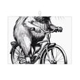 thumbnail image 1 of Kdxio Capybara Riding Bicycle for Dish Drying Mat,24*18 inch Absorbent Dish Drainer Kitchen Counter,Large Size Dish Drying Pad for Countertops,Draining Racks, 1 of 1
