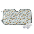 thumbnail image 1 of Kdxio Carrot Rabbit Print Windshield Sun Shade,UV Rays and Sun Heat Protection,Sunshade for Car Windshield,Car Shade Front Windshield - Medium, 1 of 6