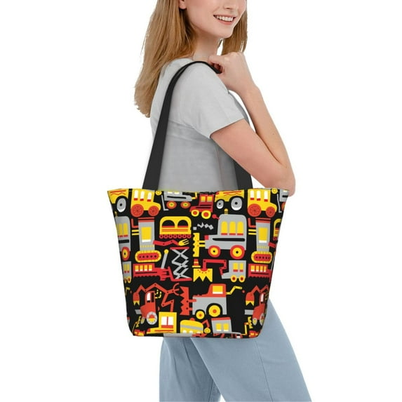 Kdxio Cars Women Reusable Grocery Bags Foldable Ripstop,Reusable Shopping Bags for Shopping,Gym,Gift