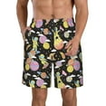 thumbnail image 1 of Kdxio Cartoon Astronaut In Spacesuit Pattern Mens Casual Shorts - Drawstring Summer Beach Sports Shorts for Men, 1 of 5