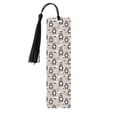 thumbnail image 1 of Kdxio Cartoon Bear Brown Print Metal Tassel Bookmarks,Perfect Gift for Art Lovers and Bookworms Metal Bookmarks for Women, 1 of 8