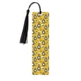 thumbnail image 1 of Kdxio Cartoon Bear Yellow Print Metal Tassel Bookmarks,Perfect Gift for Art Lovers and Bookworms Metal Bookmarks for Women, 1 of 8