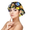 thumbnail image 1 of Kdxio Cartoon Bird Owl Pattern Satin Bonnet Silk Bonnet Hair Bonnet for Sleeping Hair Bonnets for Women Curly Natural Hair, 1 of 6
