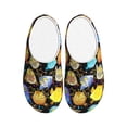 thumbnail image 1 of Kdxio Cartoon Bird Owl Women's Men's Slippers Plush Slip-On House Slipper for Winter Indoor Soft Cushion Non-slip Fluffy Slides Slippers-46/47, 1 of 7