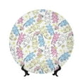 thumbnail image 1 of Kdxio Cartoon Bunny Bone China Decorative Plate Ceramic Decorative Plate for Home Office Wall Stand Decorative Plates for Home Bedroom-8in, 1 of 6