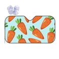 thumbnail image 1 of Kdxio Cartoon Carrot Print Front Windshield Sun Shade,Folding Auto Sunshade for Car Truck SUV-Small, 1 of 7