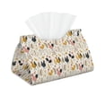 thumbnail image 1 of Kdxio Cartoon Chickens Print Tissue Box Cover,Modern PU Leather Rectangular Tissue Box Holder for Bathroom Living Room Bedroom Office Desk Car Home, 1 of 9