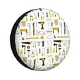 thumbnail image 1 of Kdxio Cartoon Color repair Tool Tire Cover Wheel Protectors Tyre Covers Weatherproof Wheel Covers Universal Fit for Trailer Rv SUV Truck Camper Travel Trailers-15 inch, 1 of 6