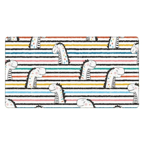 Kdxio Cartoon Dinosaurs Print Large Gaming Mouse Pad,Non-Slip Base,Water Resist Keyboard Pad for Gamer,Office & Home,29.5 x 15.8 in