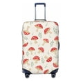thumbnail image 1 of Kdxio Cartoon Flat Mushrooms Pattern Luggage Cover for Travel,Elastic and Durable,Fits 18-32 Inch,Anti-Scratch Suitcase Protector, 1 of 9