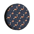 thumbnail image 1 of Kdxio Cartoon Fox for Tire Cover Wheel Protectors Tyre Covers Weatherproof Wheel Covers Universal Fit for Trailer Rv SUV Truck Camper Travel Trailers 15 inch, 1 of 5