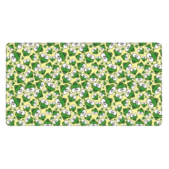 Kdxio Cartoon Frogs Print Large Gaming Mouse Pad,Non-Slip Base,Water Resist Keyboard Pad for Gamer,Office & Home,29.5 x 15.8 in