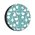 thumbnail image 1 of Kdxio Cartoon Funny Goose for Tire Cover Wheel Protectors Tyre Covers Weatherproof Wheel Covers Universal Fit for Trailer Rv SUV Truck Camper Travel Trailers 16 inch, 1 of 8