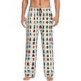 thumbnail image 1 of Kdxio Cartoon Insects Print Men's Sleep Pajama Pant Lounge Pants with Pockets-Large, 1 of 6