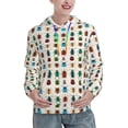 thumbnail image 1 of Kdxio Cartoon Insects Print Womens Oversized Hoodies Sweatshirts Hooded Pullover Tops Sweaters Casual-Small, 1 of 7