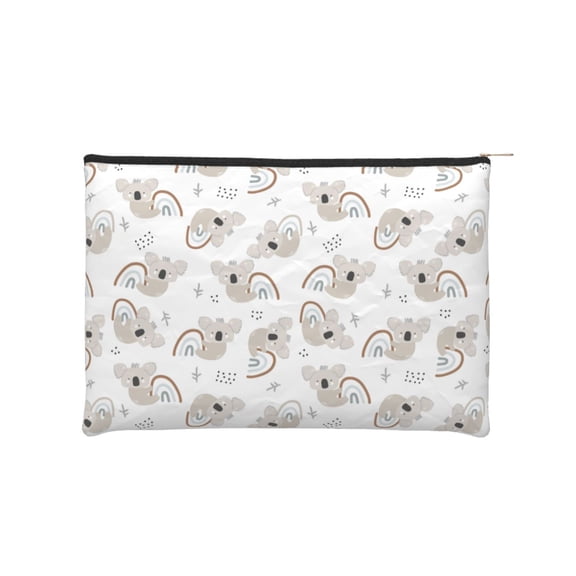 Kdxio Cartoon Koala Makeup Bag Toiletry Bag Canvas Makeup Bags Zipper Cosmetic Pouch Travel Cosmetic Pouch for Women Gifts