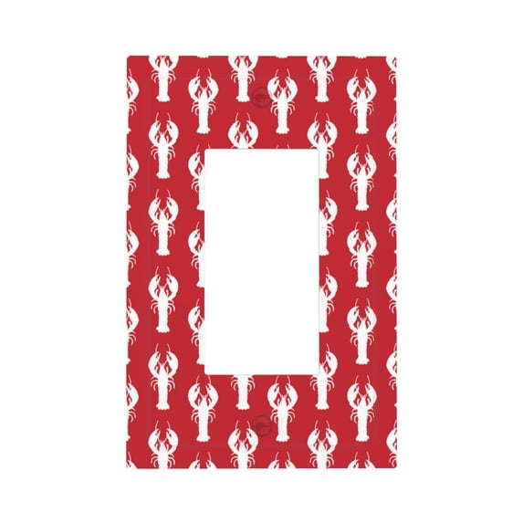 Kdxio Cartoon Lobster Decorator Light Switch or Receptacle Outlet Wall Plate Decorator Wall Plate Child Safe Outlet Cover-Style U