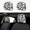 thumbnail image 1 of Kdxio Cartoon Penguin Pattern Print 2 Piece Car Head Rest Covers Set Auto Front/Rear Seats Headrest Cover Universal Fit Most Cars,Sedan, SUV, 1 of 9