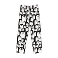thumbnail image 1 of Kdxio Cartoon Penguin Print Men's Sleep Pajama Pant Lounge Pants with Pockets, 1 of 8