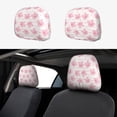 thumbnail image 1 of Kdxio Cartoon Pig Pattern Print 2 Piece Car Head Rest Covers Set Auto Front/Rear Seats Headrest Cover Universal Fit Most Cars,Sedan, SUV, 1 of 9