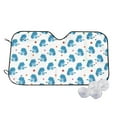 thumbnail image 1 of Kdxio Cartoon Poodle Dog Print Windshield Sun Shade,UV Rays and Sun Heat Protection,Sunshade for Car Windshield,Car Shade Front Windshield - Medium, 1 of 6