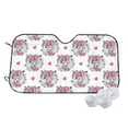 thumbnail image 1 of Kdxio Cartoon Poodle Dog Print Windshield Sun Shade,UV Rays and Sun Heat Protection,Sunshade for Car Windshield,Car Shade Front Windshield - Small, 1 of 6