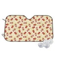 thumbnail image 1 of Kdxio Cartoon Popcorn Print Windshield Sun Shade,UV Rays and Sun Heat Protection,Sunshade for Car Windshield,Car Shade Front Windshield - Small, 1 of 6