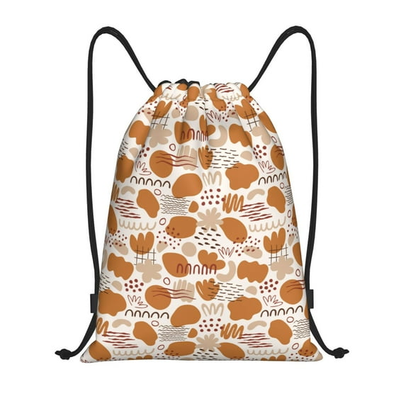 Kdxio Cartoon Print Drawstring Backpack Bag,Waterproof Draw String Back Sack, Gym Drawstring Bags Swim Bag For Unisex