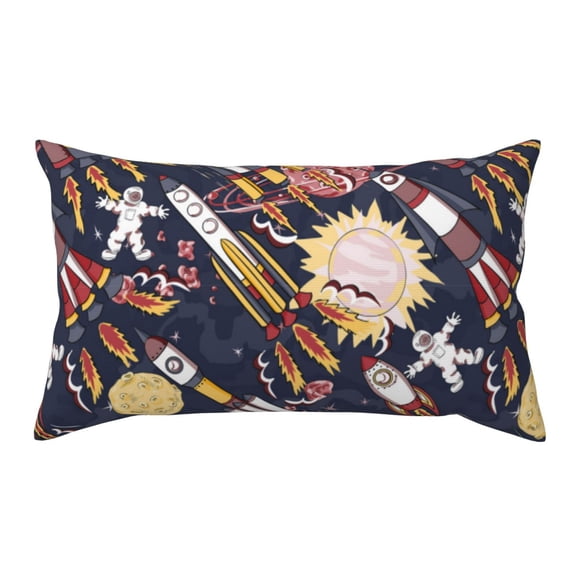 Kdxio Cartoon Space 1 Pattern Pillowcase with Envelope Closure,20" x 36" Pillow Cases,Gifts for Men or Women-No pillow