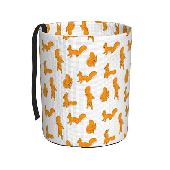 Kdxio Cartoon Squirrel Car Trash Can Garbage Car Accessories Trash Can Car Waste Bin for for Driver and Passenger Any Vehicle