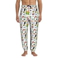 thumbnail image 1 of Kdxio Cartoon Wild Animals Pattern Joggers,Sweatpants for Men with Pockets-Large, 1 of 5