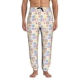 thumbnail image 1 of Kdxio Cat And Rabbit Pattern Joggers,Sweatpants for Men with Pockets-Medium, 1 of 5