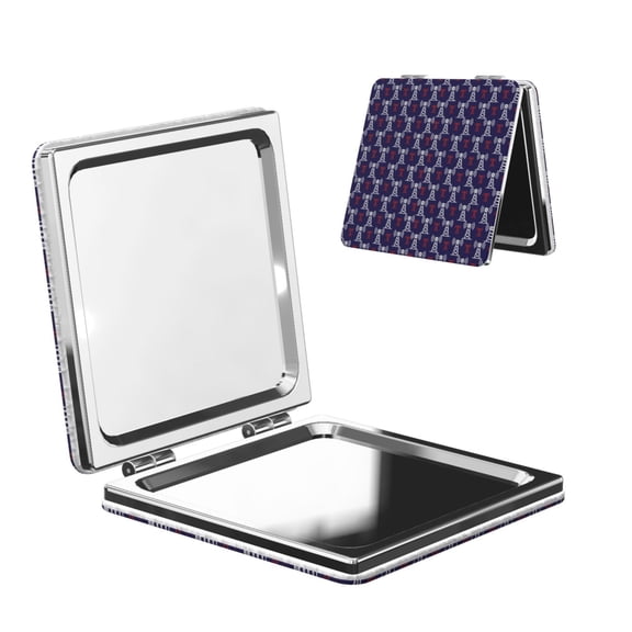 Kdxio Cell Tower Pocket Mirror, 1X/2X Travel Makeup Mirror 2-Sided Folding Small Mirror Portable Double-Sided Magnifying Cosmetic Mirror for Gift-Square