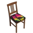 thumbnail image 1 of Kdxio Chair Seat Covers Flamingo And Palm Trees At Sunset Print Chair Covers for Dining Room Square Washable Chair Protector Seat(Six Piece), 1 of 1