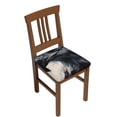 thumbnail image 1 of Kdxio Chair Seat Covers Red Black Ink Style Bald Eagle Print Chair Covers for Dining Room Square Washable Chair Protector Seat(Four Pieces), 1 of 5