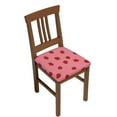 thumbnail image 1 of Kdxio Chair Seat Covers Strawberries Print Chair Covers for Dining Room Square Washable Chair Protector Seat(Two Pieces), 1 of 8