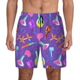 thumbnail image 1 of Kdxio Chemistry Tools Print Men's Swim Trunks with Compression Liner 7 Inch Inseam Quick Dry Swim Shorts, 1 of 5