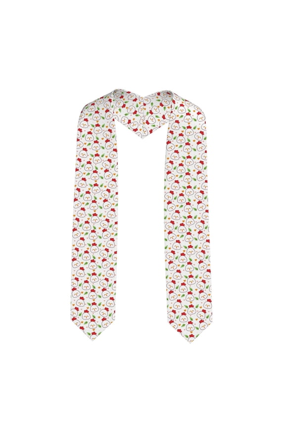 Chicken And Plant Graduation Stole Class, Graduation Sash, Unisex Adult 36" Academic Commencements-Sharp Corner