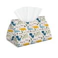thumbnail image 1 of Kdxio Childish Dinosaur Print Tissue Box Cover,Modern PU Leather Rectangular Tissue Box Holder for Bathroom Living Room Bedroom Office Desk Car Home, 1 of 9