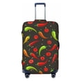 thumbnail image 1 of Kdxio Chili2 Pattern Luggage Cover for Travel,Elastic and Durable,Fits 18-32 Inch,Anti-Scratch Suitcase Protector, 1 of 9
