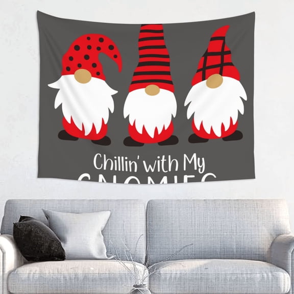 Kdxio Chillin with My Gonme Wall Hanging Tapestries Banner For Bedroom College Dorm Home Living Room Party Decor 29X37 In