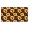 thumbnail image 1 of Kdxio Chocolate Plaid Sunflower A Print Large Gaming Mouse Pad,Non-Slip Base,Water Resist Keyboard Pad for Gamer,Office & Home,29.5 x 15.8 in, 1 of 6