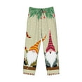 thumbnail image 1 of Kdxio Christmas Card With Gnomes Print Men's Sleep Pajama Pant Lounge Pants with Pockets, 1 of 8