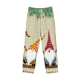 thumbnail image 1 of Kdxio Christmas Card With Gnomes Print Men's Sleep Pajama Pant Lounge Pants with Pockets, 1 of 8