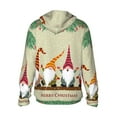 thumbnail image 1 of Kdxio Christmas Card With Gnomes Print Women Men Sun Protection UPF 50+ Jackets Zip Up Long Sleeve Hoodie Hiking Lightweight with Pockets, 1 of 7