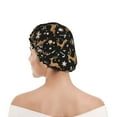 thumbnail image 1 of Kdxio Christmas Cookie Reindeer Print Shower Cap for Women,Elastic and Reusable,Double Waterproof Layers Bathing Hat, 1 of 6